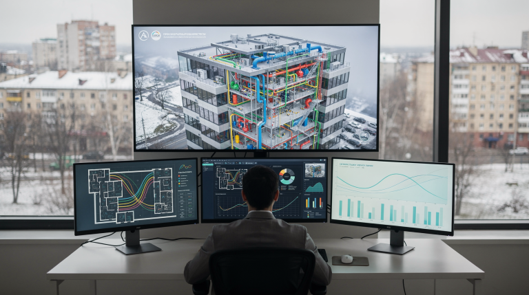 Использование CGAAS AI для разработки систем мониторинга инженерной инфраструктуры зданий