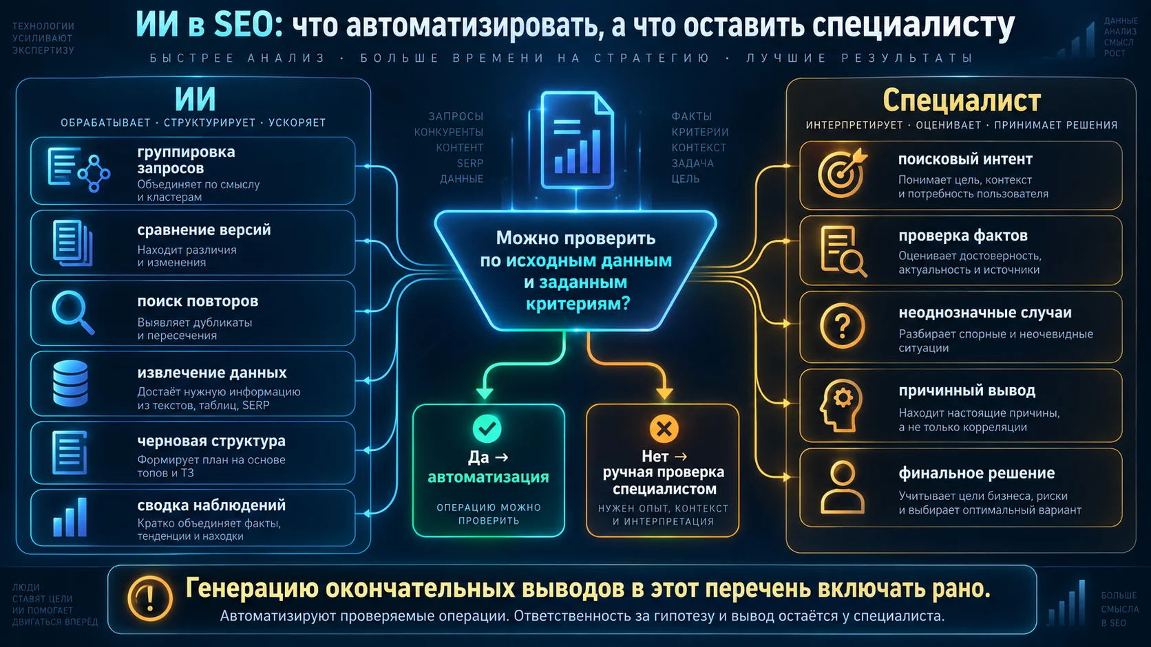ИИ в SEO: что автоматизировать